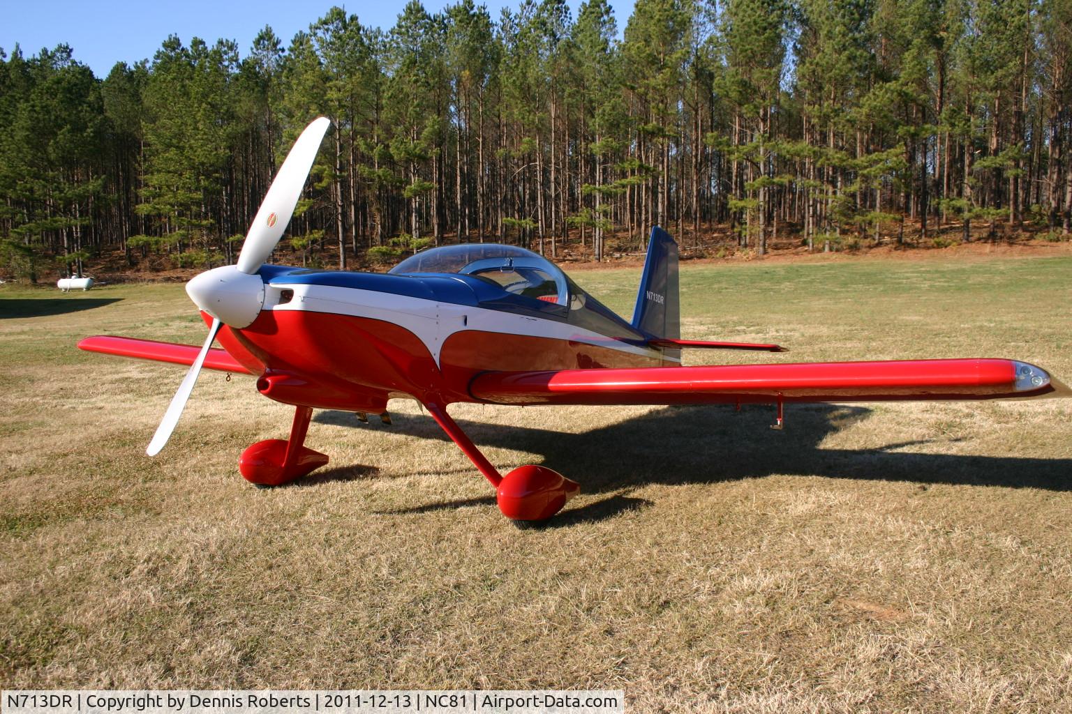 N713DR, 2011 Vans RV-7 C/N 72521, 2011 RV Super 7   IO/540