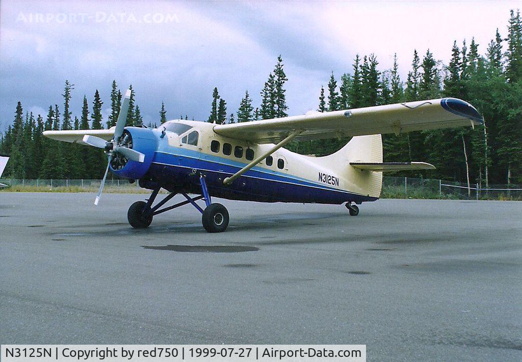 N3125N, 1960 De Havilland Canada DHC-3 Otter C/N 394, Photograph by Edwin van Opstal with permission. Scanned from a color print. This photo taken in 1999 is before the turboprop conversion.