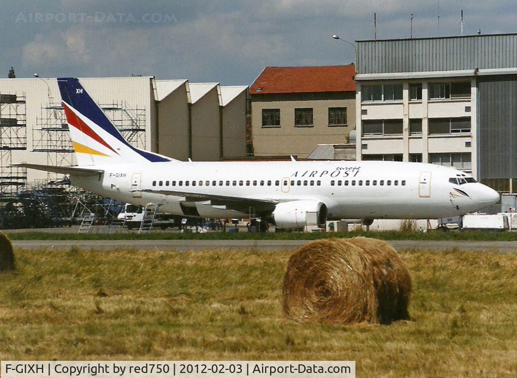 F-GIXH, 1987 Boeing 737-353 C/N 23788, Photograph by Edwin van Opstal with permission. Scanned from a color print.