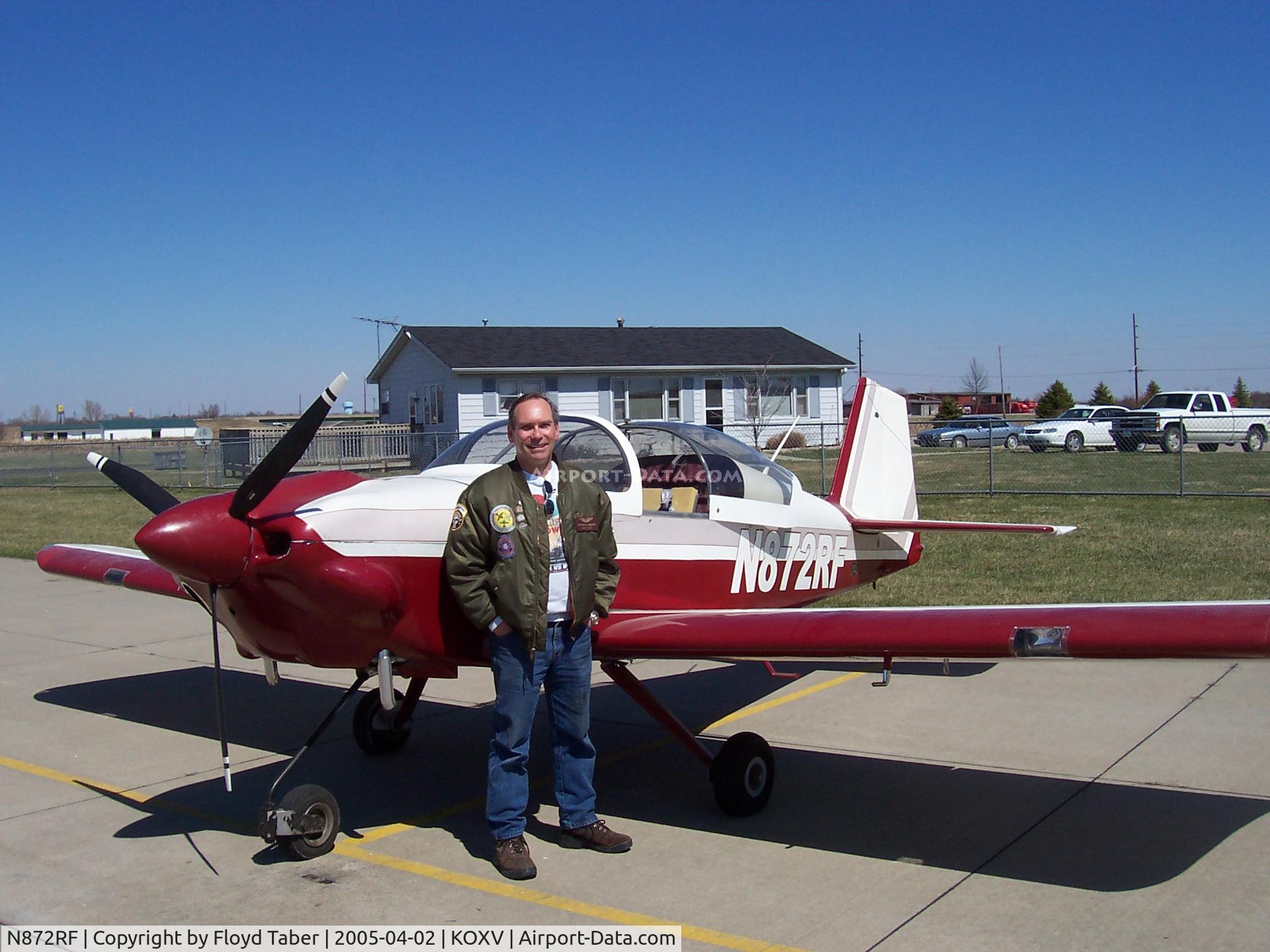 N872RF, 2003 Vans RV-6A C/N 21988, Just landed at Knoxville one of its first flights