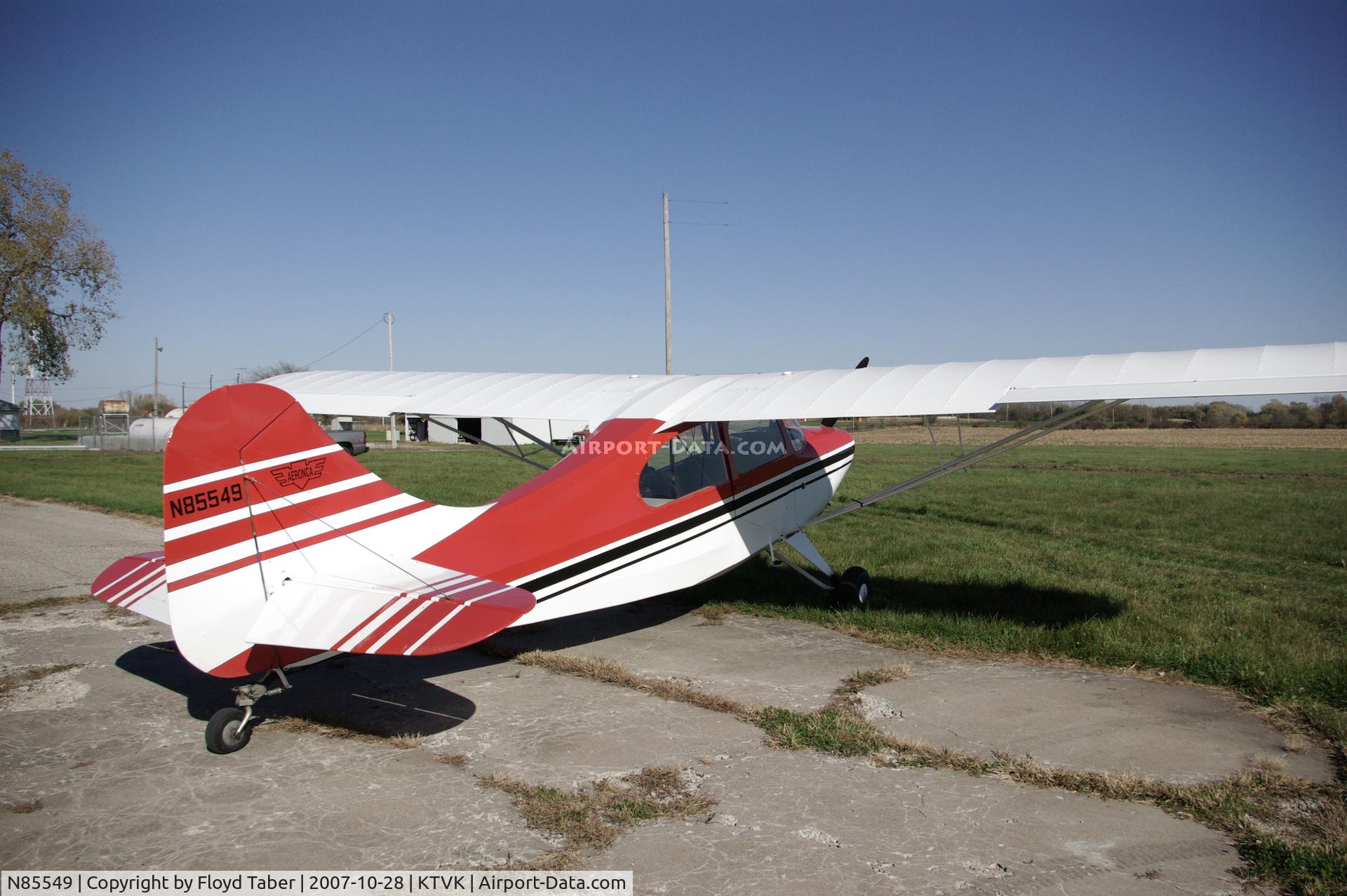 N85549, 1946 Aeronca 7AC Champion C/N 7AC-4289, Nice Aeronca at Centerville Fly In