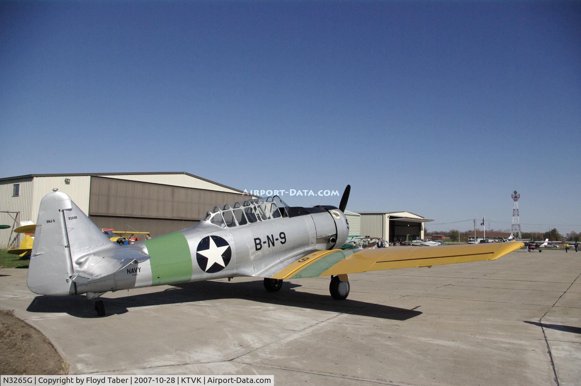 N3265G, North American SNJ-5 Texan Texan C/N 91049, At the Centerville Fly In