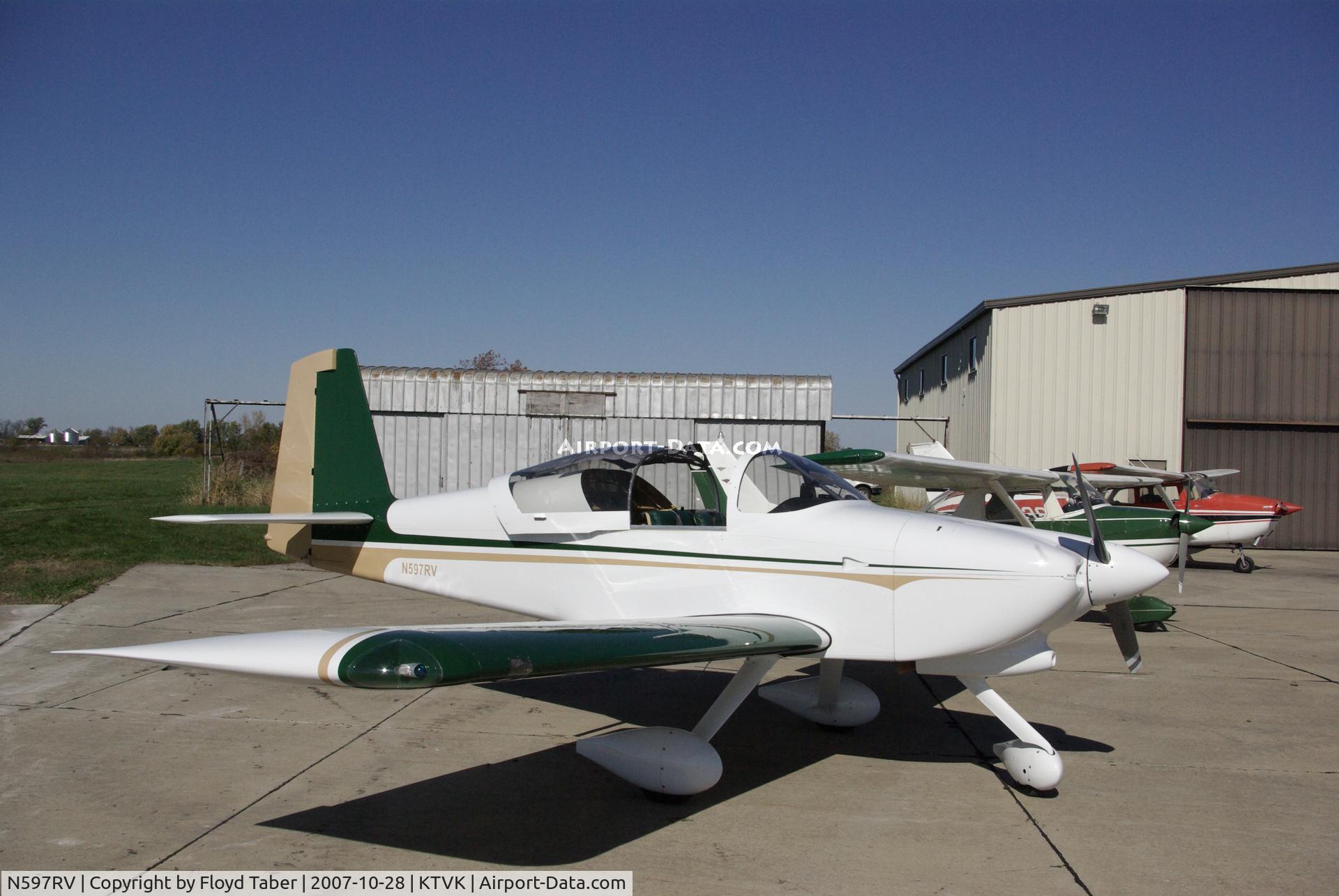 N597RV, 2007 Vans RV-7A C/N 70936, At the Centerville Fly In