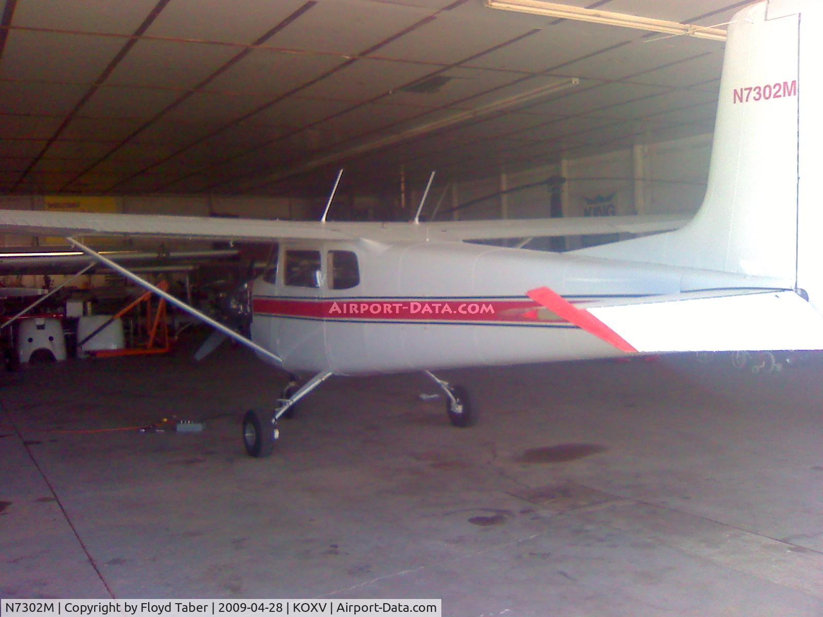 N7302M, 1958 Cessna 175 Skylark C/N 55602, Annual Time at Knoxville Aviation