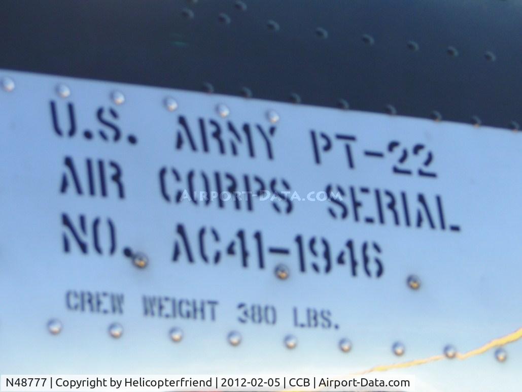 N48777, 1941 Ryan Aeronautical ST3KR C/N 1068, Military information