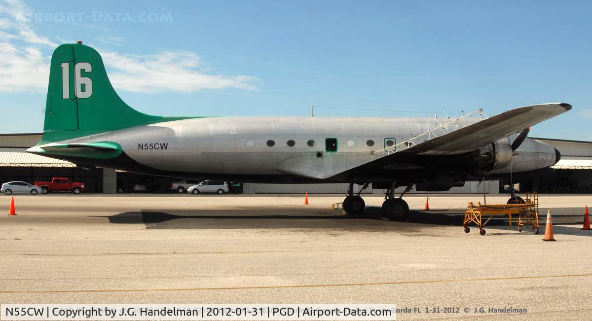N55CW, 1945 Douglas C-54D-5-DC C/N 10673, at  Punta Gorda FL