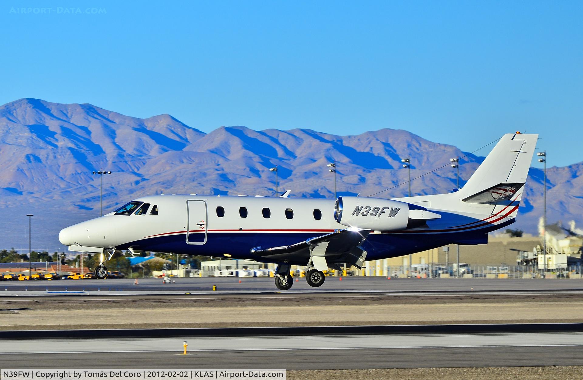 N39FW, Cessna 560XL  Citation Excel C/N 560-5126, N39FW Cessna 560XL Citation Excel cn560-5126

- Las Vegas - McCarran International (LAS / KLAS)
USA - Nevada, February 02, 2012
Photo: Tomás Del Coro