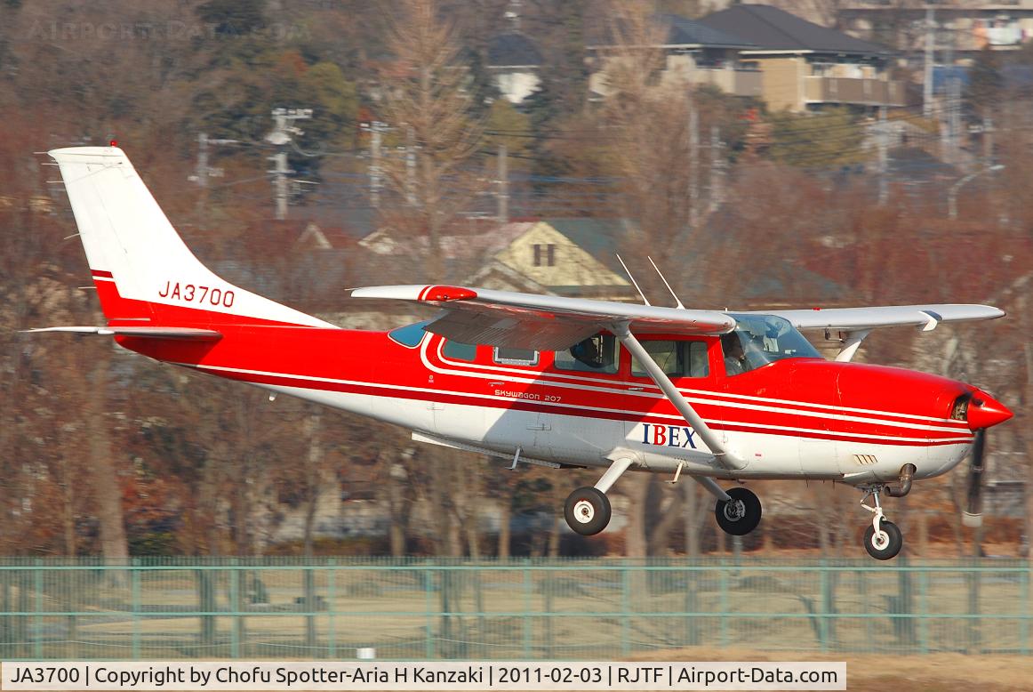 JA3700, 1974 Cessna T207 C/N 20700238, NikonD200+TAMRON AF 200-500mm F/5-6.3 LD IF