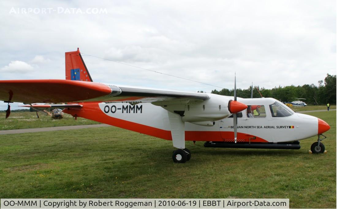 OO-MMM, 1975 Britten-Norman BN-2A-21 Islander C/N 468, 100 years EBBT.BELGIAN NORTH SEA AERIAL SURVEY.