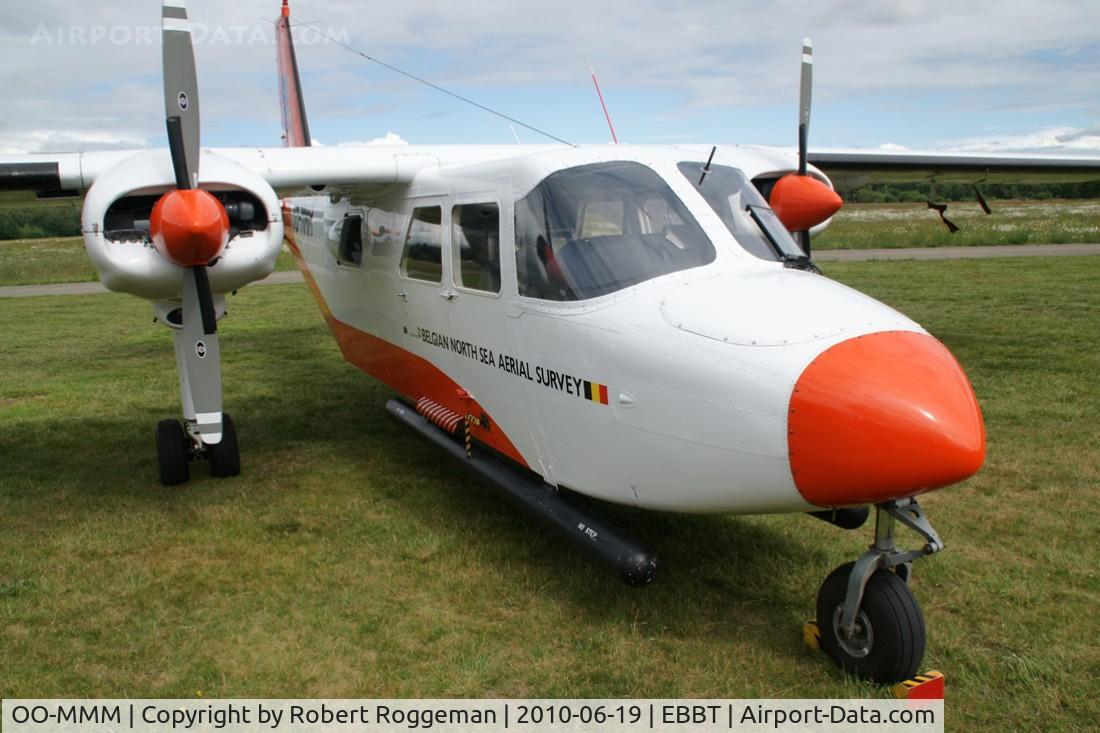 OO-MMM, 1975 Britten-Norman BN-2A-21 Islander C/N 468, 100 years EBBT.BELGIAN NORTH SEA AERIAL SURVEY.