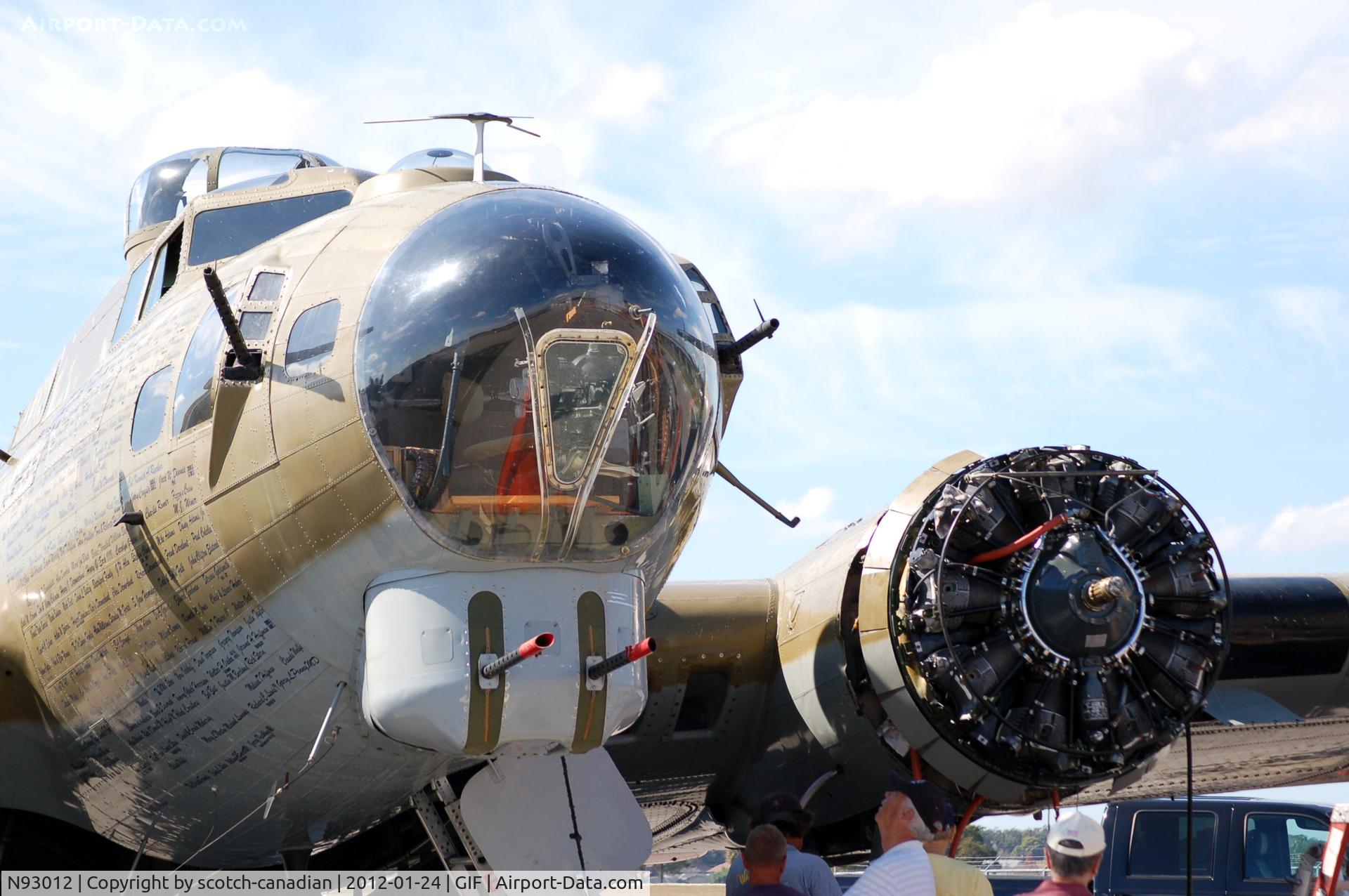 N93012, 1944 Boeing B-17G-30-BO Flying Fortress C/N 32264, 1944 Boeing B-17G N93012 at Gilbert Airport, Winter Haven, FL