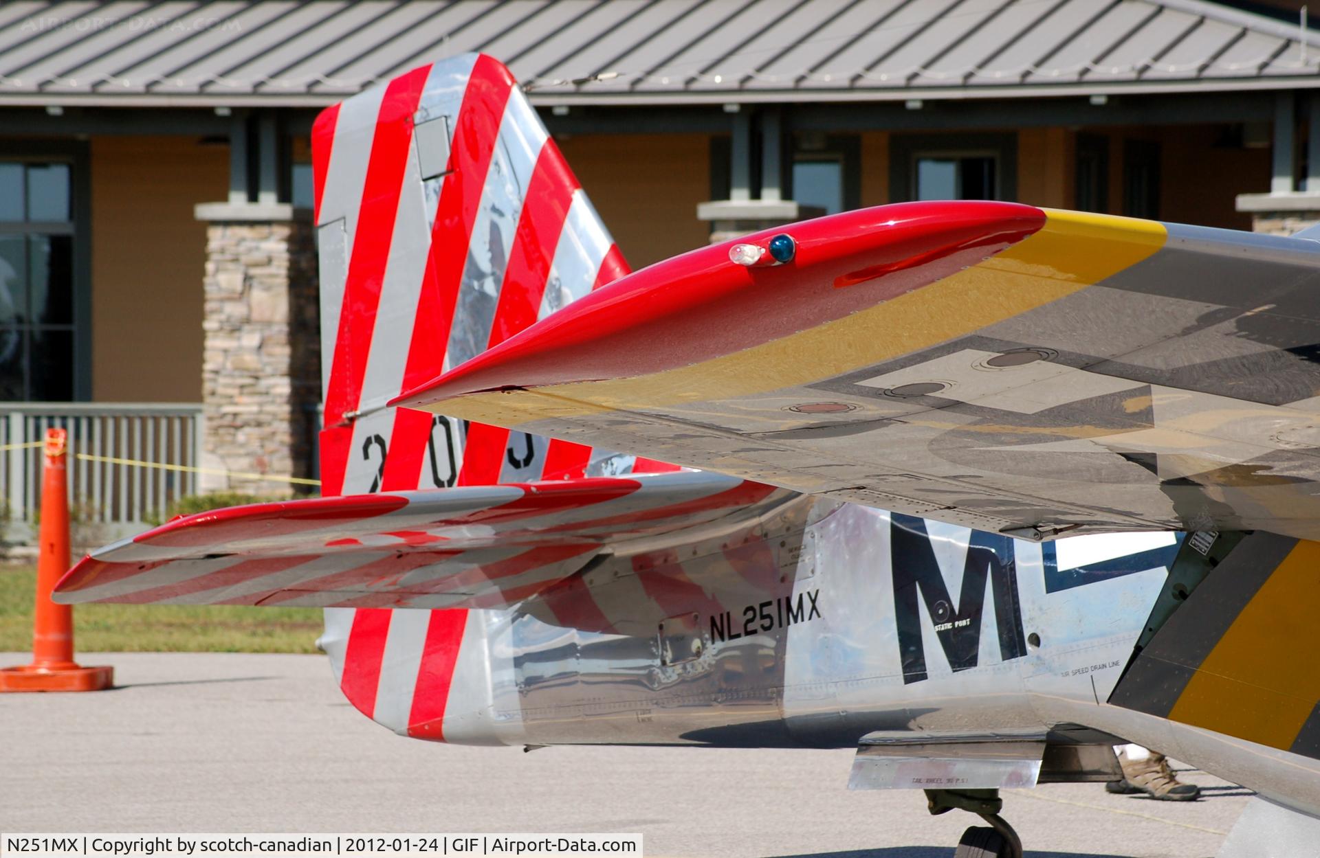 N251MX, 1943 North American P-51C-10 Mustang C/N 103-22730, 1943 North American P-51C N251MX at Gilbert Airport, Winter Haven, FL