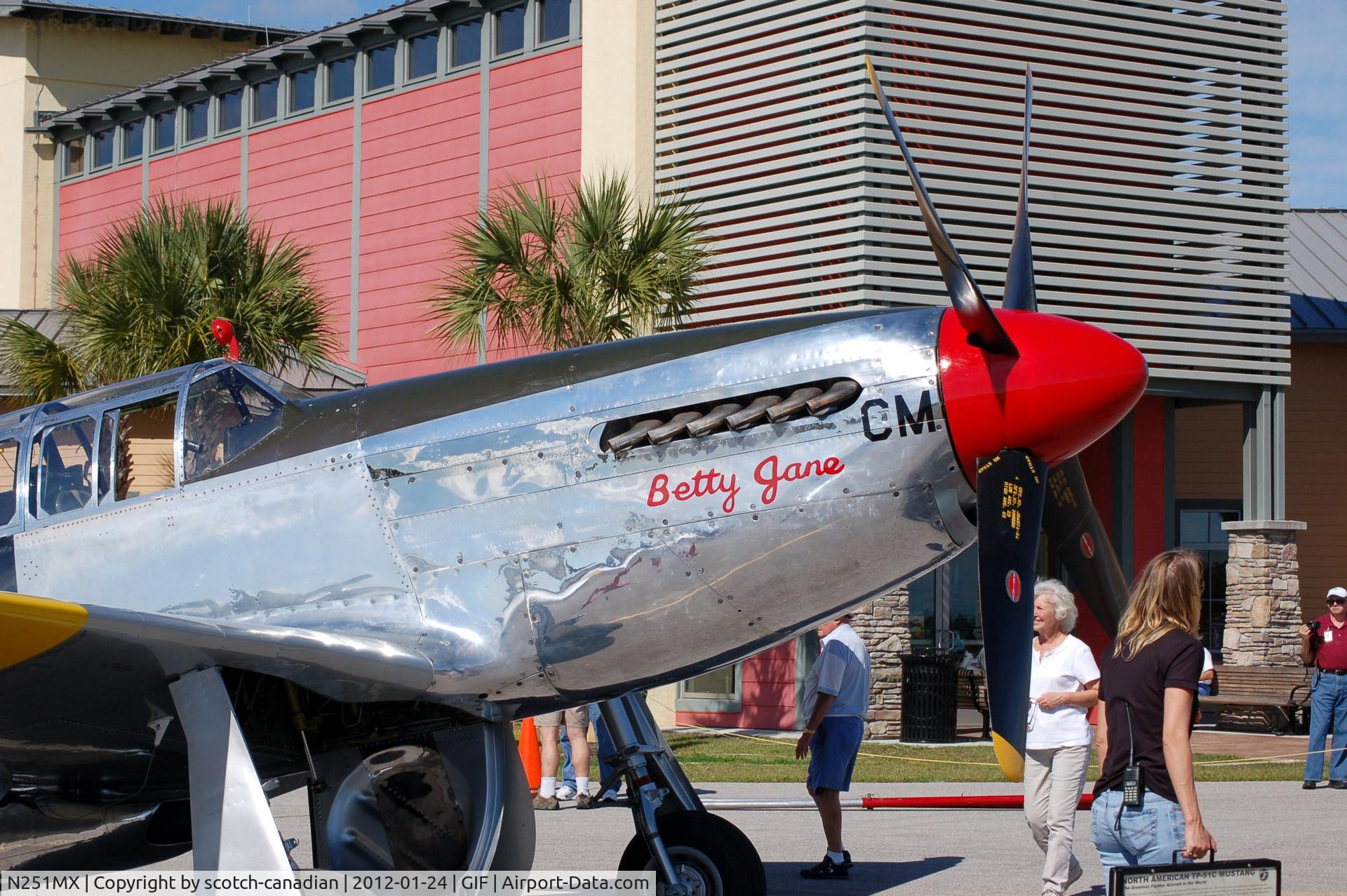 N251MX, 1943 North American P-51C-10 Mustang C/N 103-22730, 1943 North American P-51C N251MX at Gilbert Airport, Winter Haven, FL