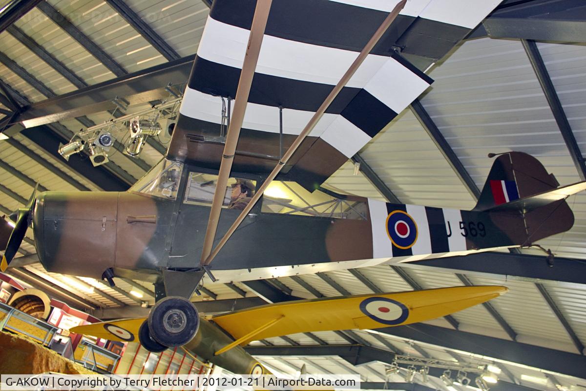 G-AKOW, 1945 Taylorcraft J Auster 5 C/N 1579, 1945 Auster Aircraft Ltd AUSTER 5, c/n: TJ569A at Army Flying Museum