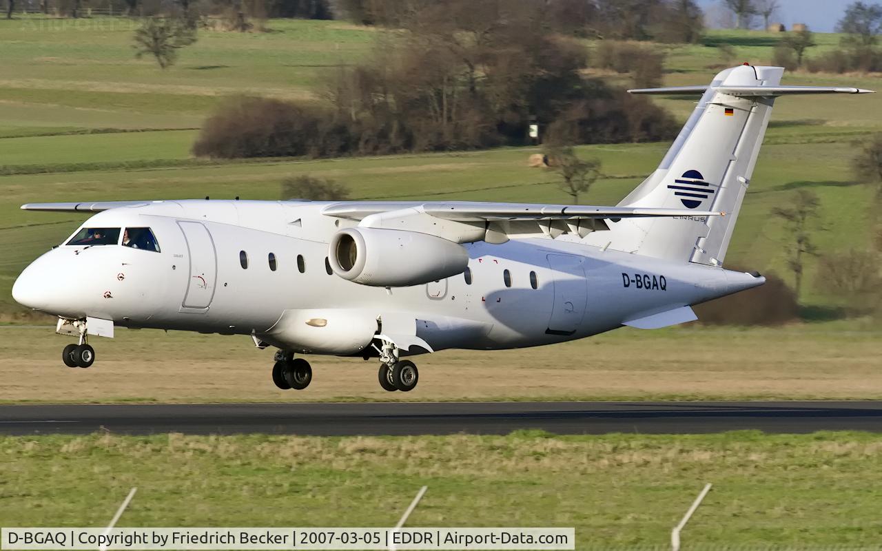 D-BGAQ, 1999 Fairchild Dornier 328-300 328JET C/N 3130, about to touchdown