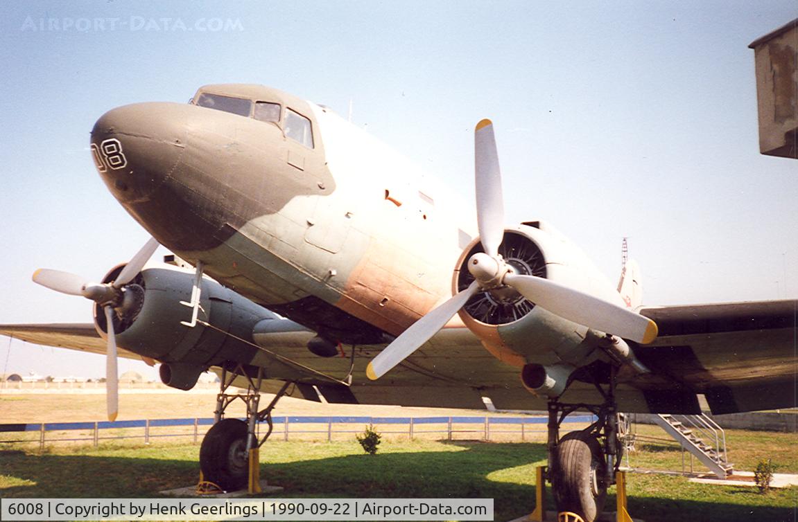6008, 1943 Douglas C-47B-10-DK Skytrain C/N 15011/26456, Yesilkoy Air Force Museum - Istanbul 1990