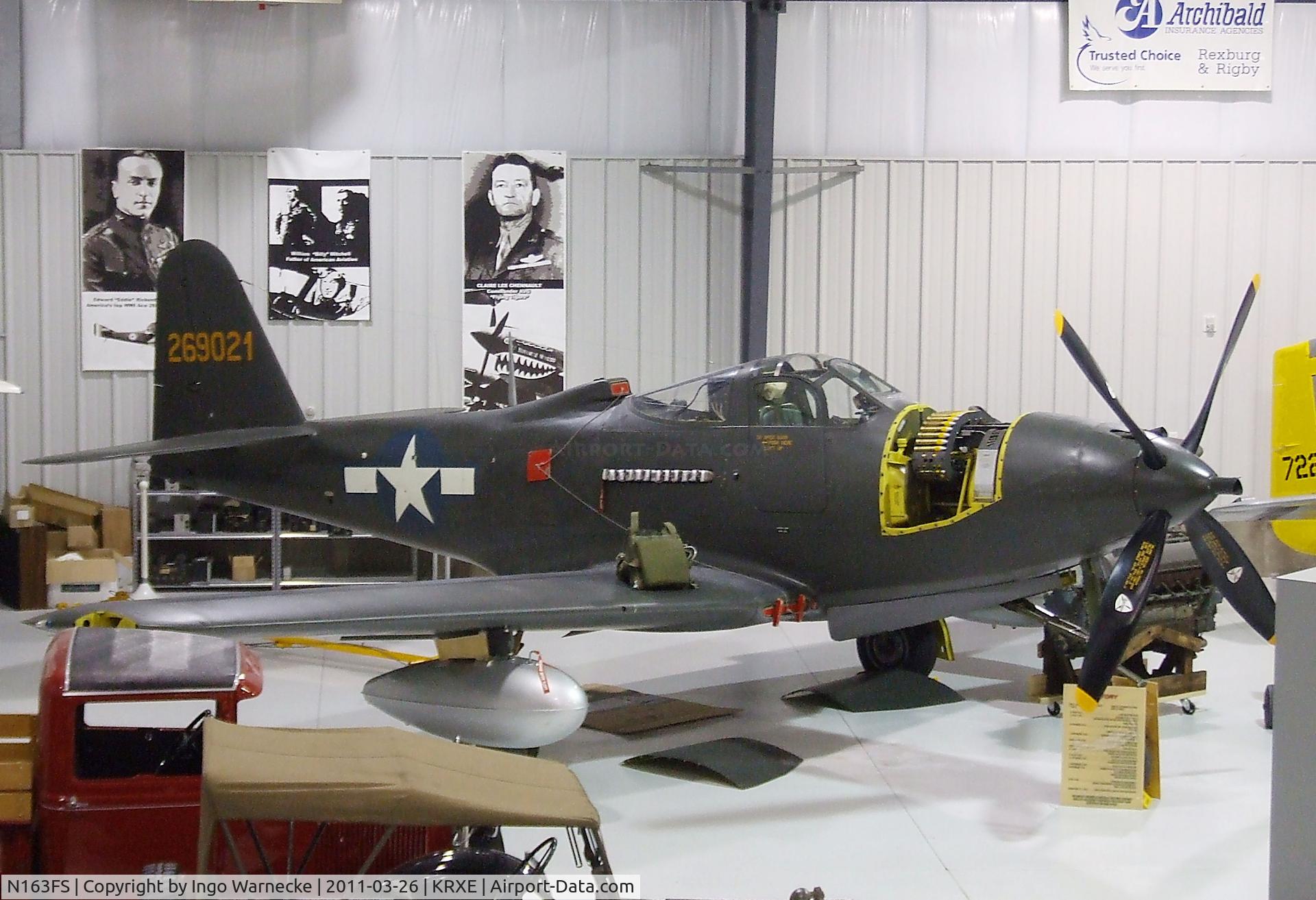 N163FS, 1943 Bell P-63C-5 Kingcobra C/N 33-91, Bell P-63C Kingcobra at the Legacy Flight Museum, Rexburg ID