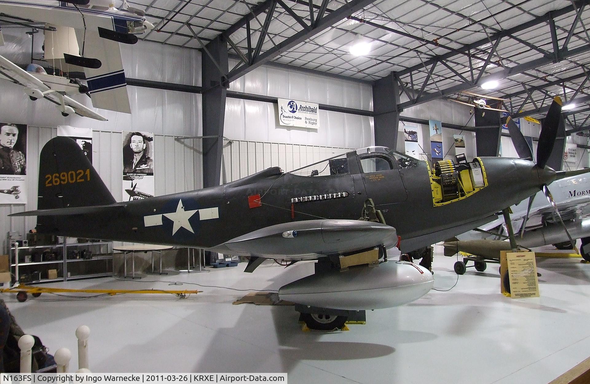 N163FS, 1943 Bell P-63C-5 Kingcobra C/N 33-91, Bell P-63C Kingcobra at the Legacy Flight Museum, Rexburg ID