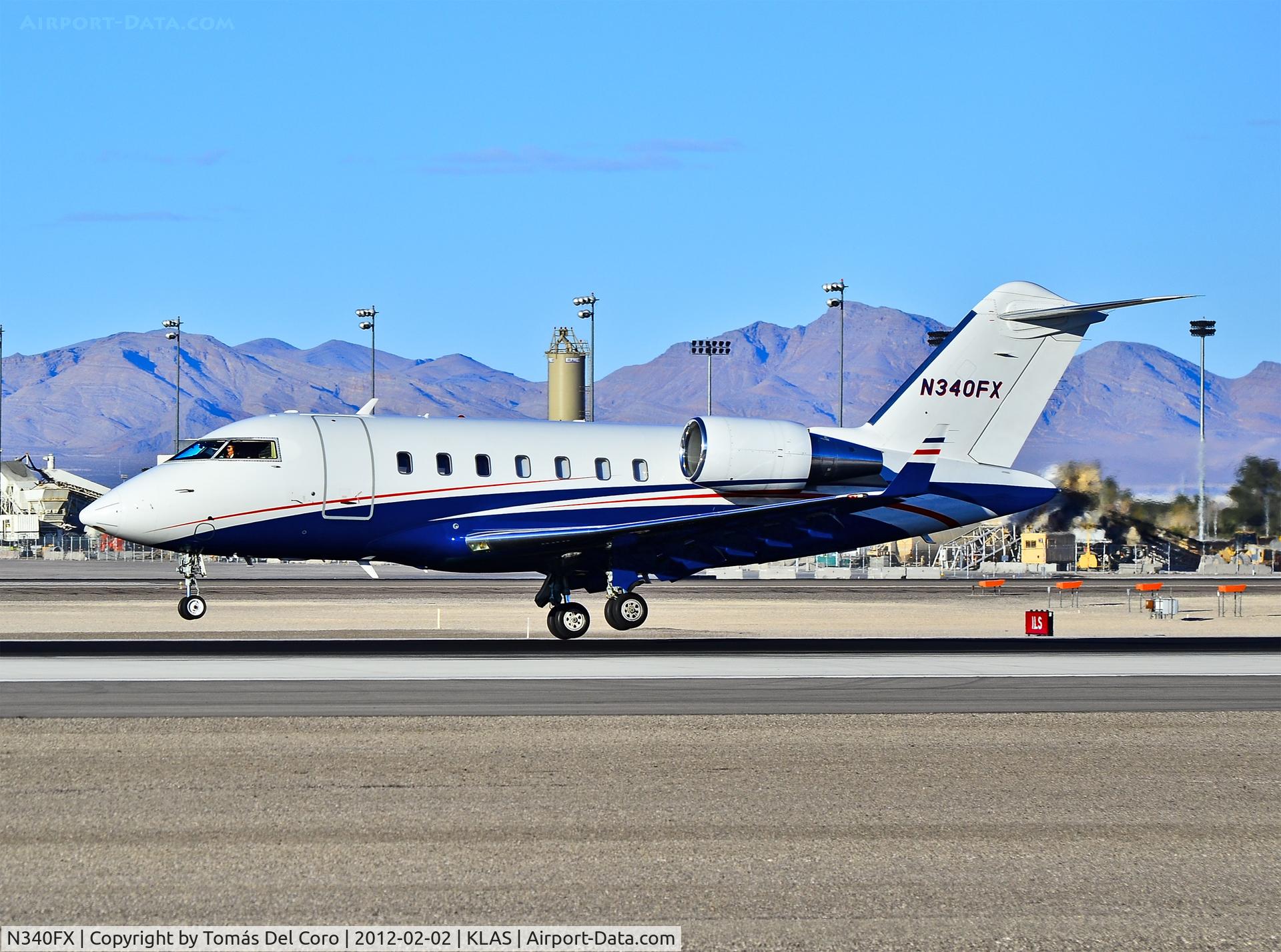 N340FX, 2007 Bombardier Challenger 605 (CL-600-2B16) C/N 5723, N340FX 2007 Bombardier CL-600-2B16 C/N 5723

- Las Vegas - McCarran International (LAS / KLAS)
USA - Nevada, February 02, 2012
Photo: Tomás Del Coro