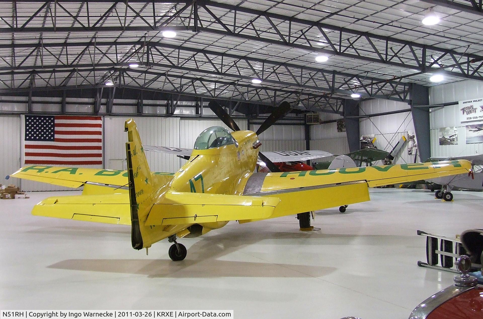 N51RH, North American P-51D Mustang C/N 44-74739, North American P-51D Mustang 'Ole Yeller' at the Legacy Flight Museum, Rexburg ID