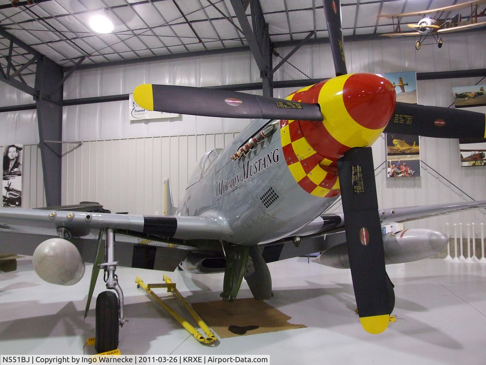 N551BJ, North American F-51D Mustang C/N 67-22579, Cavalier F-51D Mustang at the Legacy Flight Museum, Rexburg ID