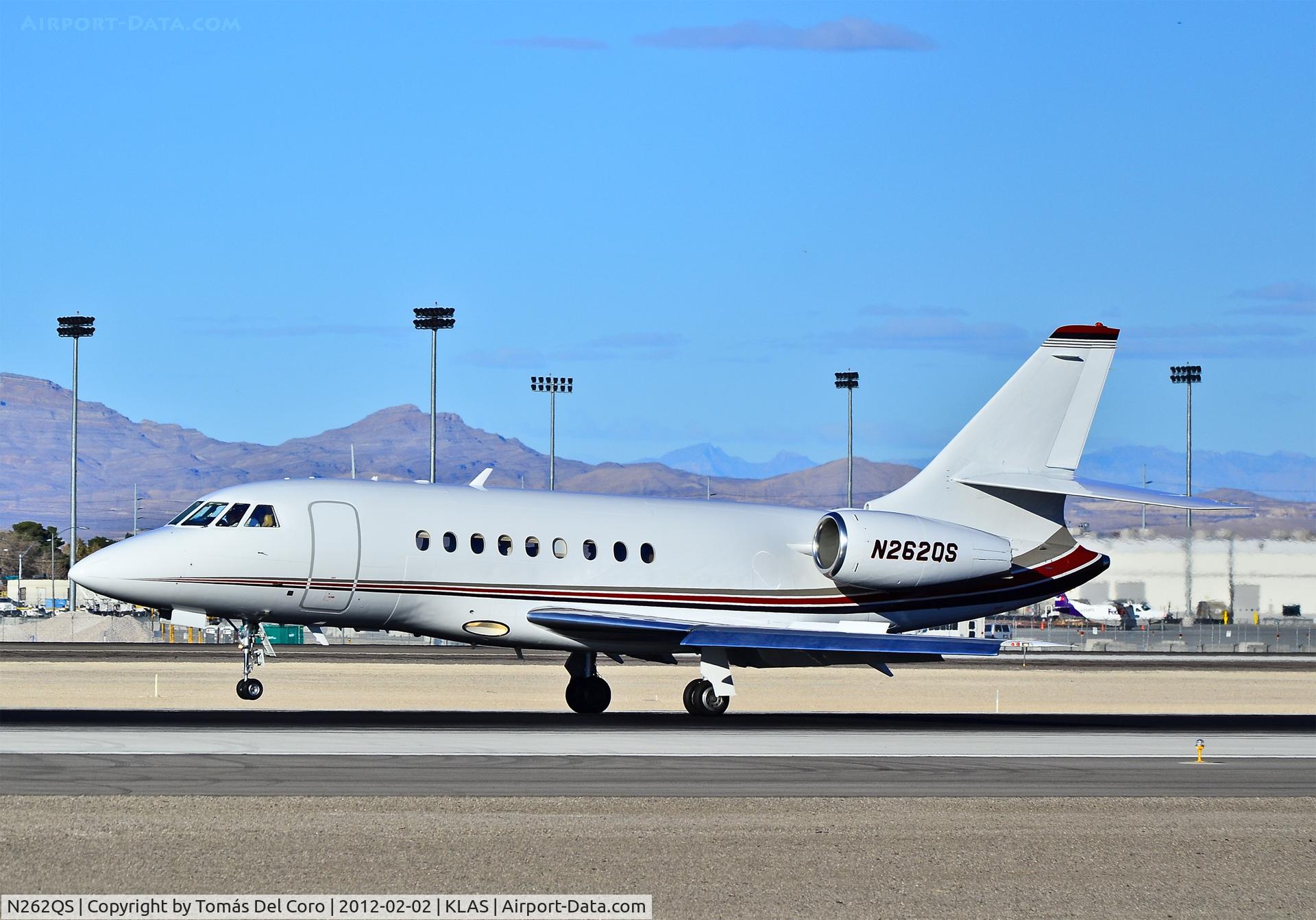 N262QS, 2001 Dassault Falcon 2000 C/N 162, N262QS 2001 Dassault Falcon 2000 C/N 162

- Las Vegas - McCarran International (LAS / KLAS)
USA - Nevada, February 02, 2012
Photo: Tomás Del Coro