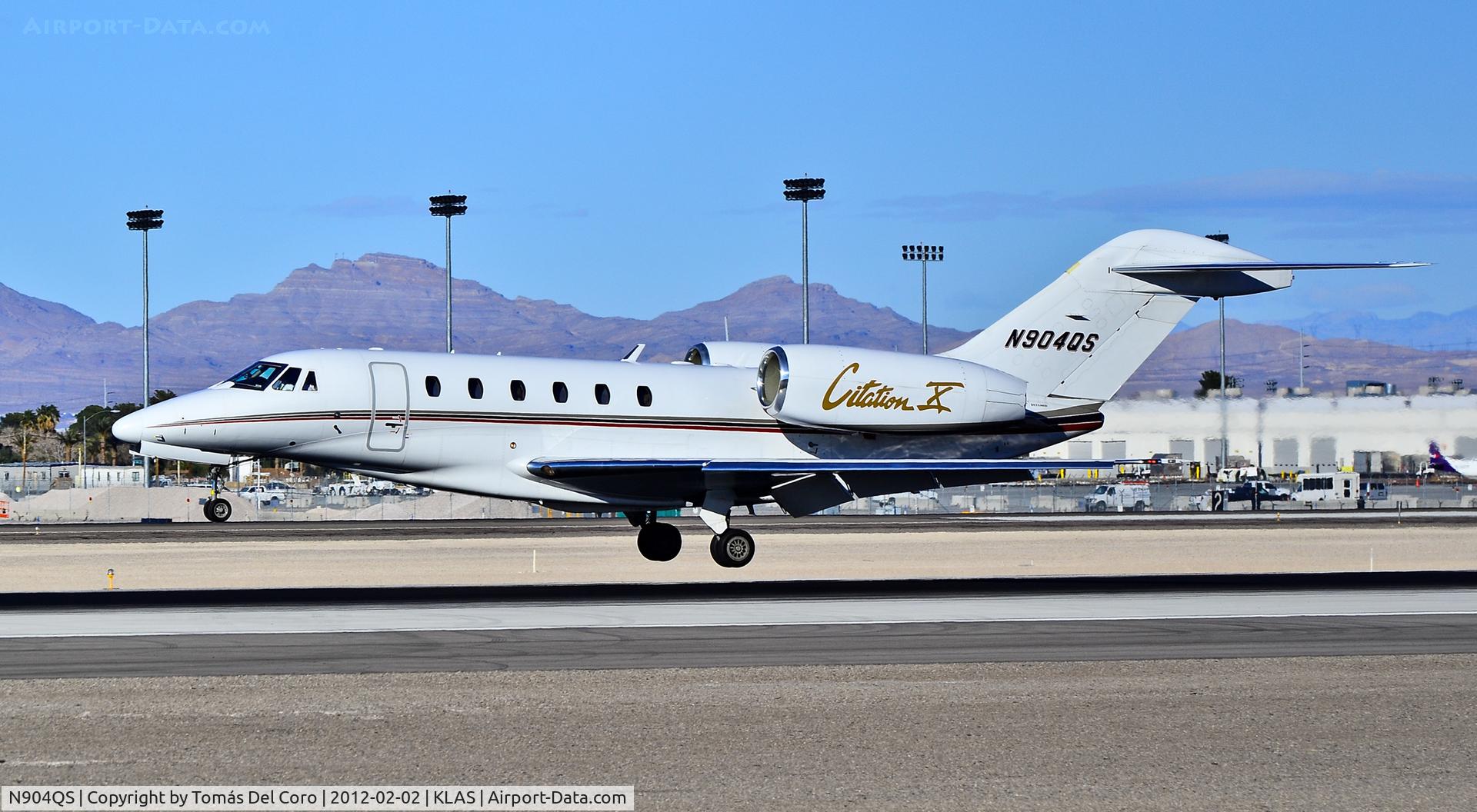 N904QS, 2003 Cessna 750 Citation X Citation X C/N 750-0210, N904QS 2003 Cessna 750 Citation X C/N 750-0210

- Las Vegas - McCarran International (LAS / KLAS)
USA - Nevada, February 02, 2012
Photo: Tomás Del Coro
