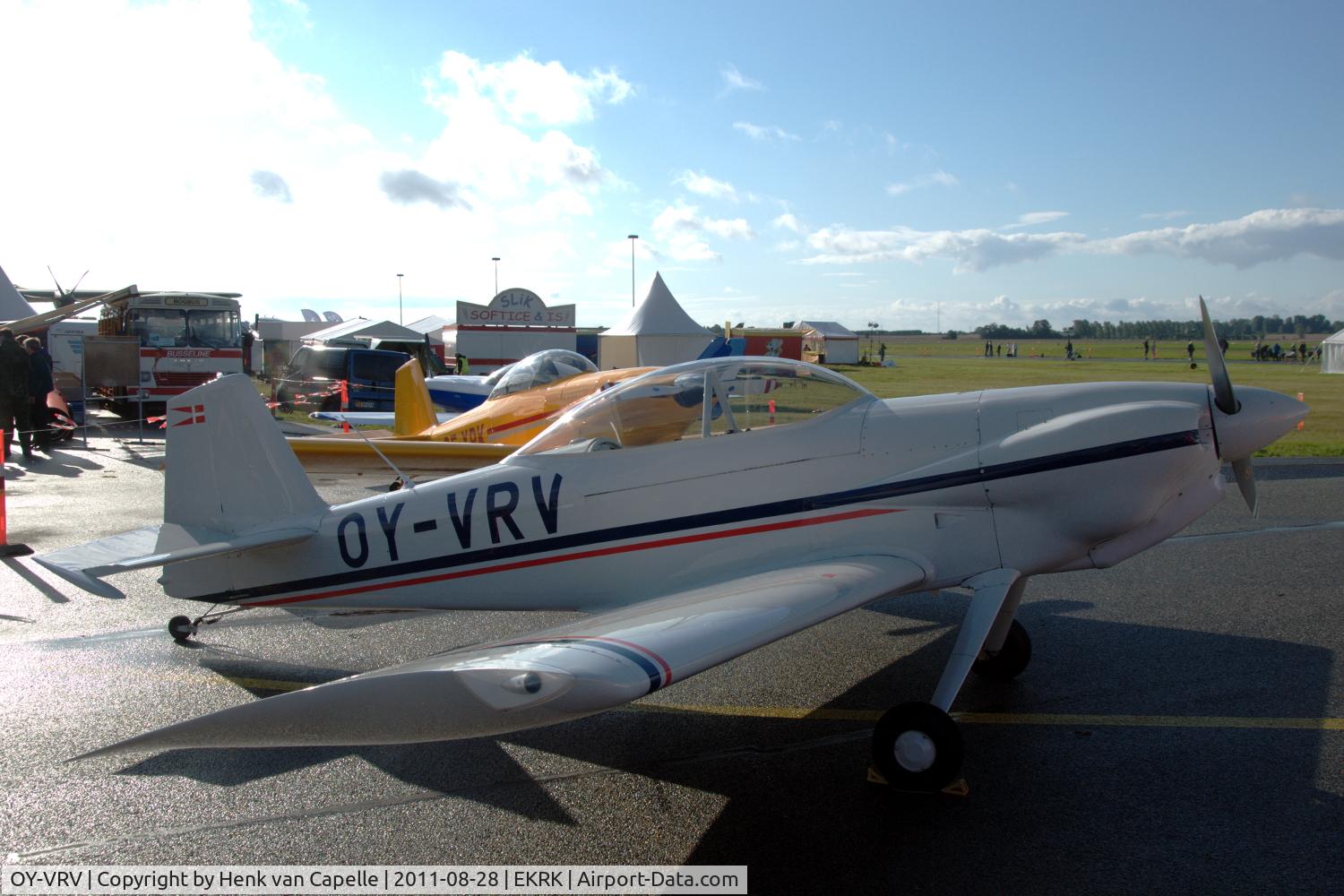 OY-VRV, 2003 Vans RV-4 C/N 9505-4017, Van's RV-4 homebuilt parked at Roskilde airport, Denmark.