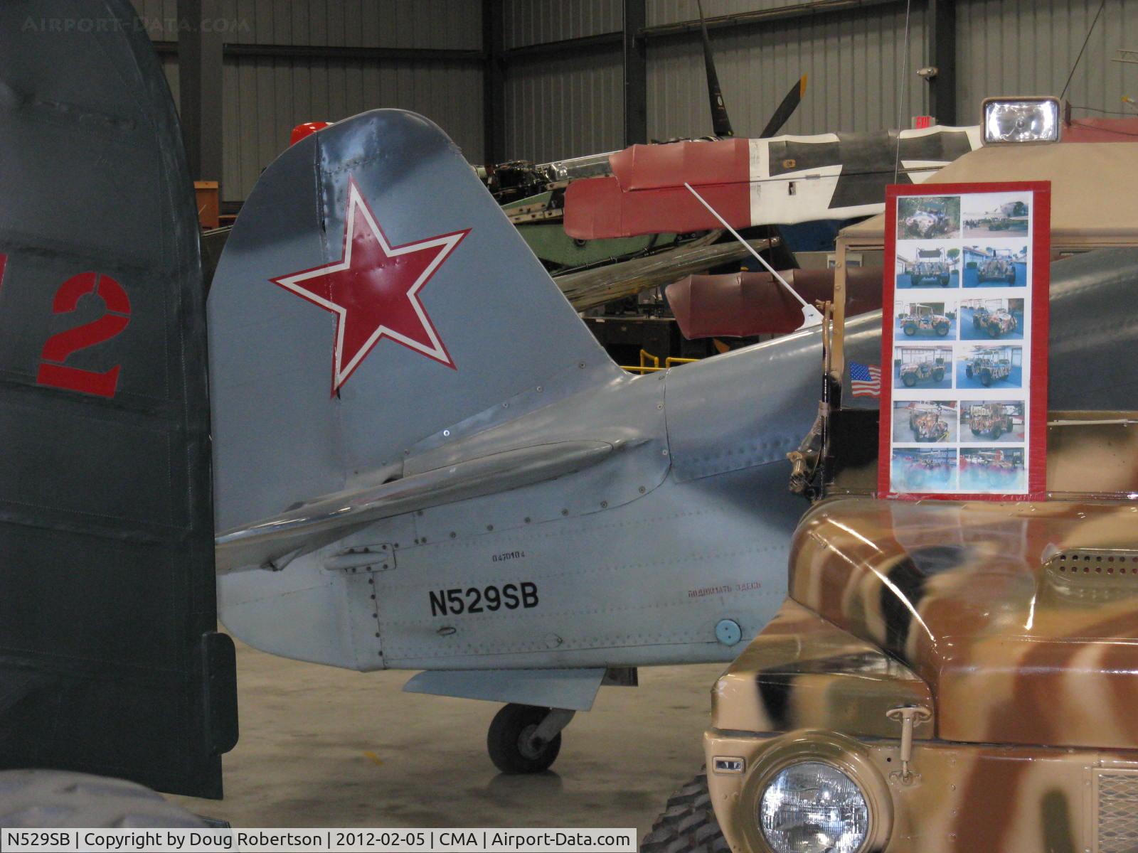N529SB, 1945 Yakovlev Yak-3M C/N 0470104, 1945 Yakovlev YAK-3M, Klimov VK-105PF-2 V-12 1,300 Hp. Note: This is a replica with aluminum vice original wood wings. Experimental class.