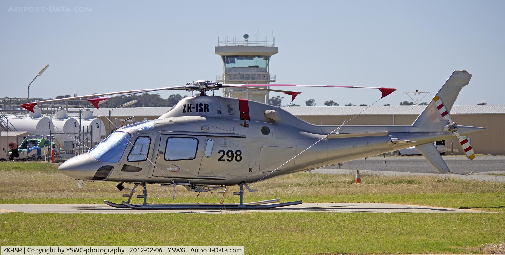 ZK-ISR, Agusta A-119 Koala C/N 14710, AgustaWestland AW119 Koala Ke (ZK-ISR), operated by United Aero, at the Wagga Wagga Airport.