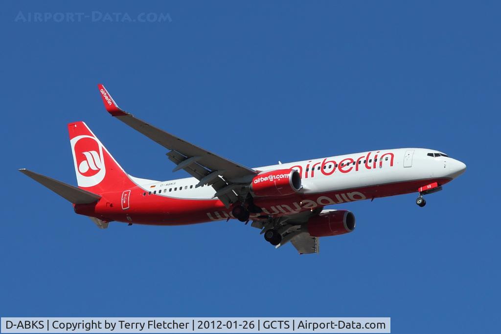 D-ABKS, 2011 Boeing 737-86J C/N 36880, Air Berlin's 2011 Boeing 737-86J/W, c/n: 36880