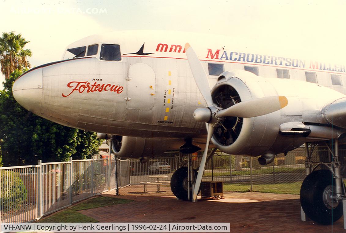 VH-ANW, 1942 Douglas C-47A-25DK C/N 13624, MMA - Mc Donalds Restaurant , Perth - Midland Junction