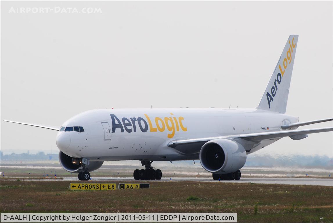 D-AALH, 2010 Boeing 777-FZN C/N 36200, Taxiing via A6 to DHL aprons.....