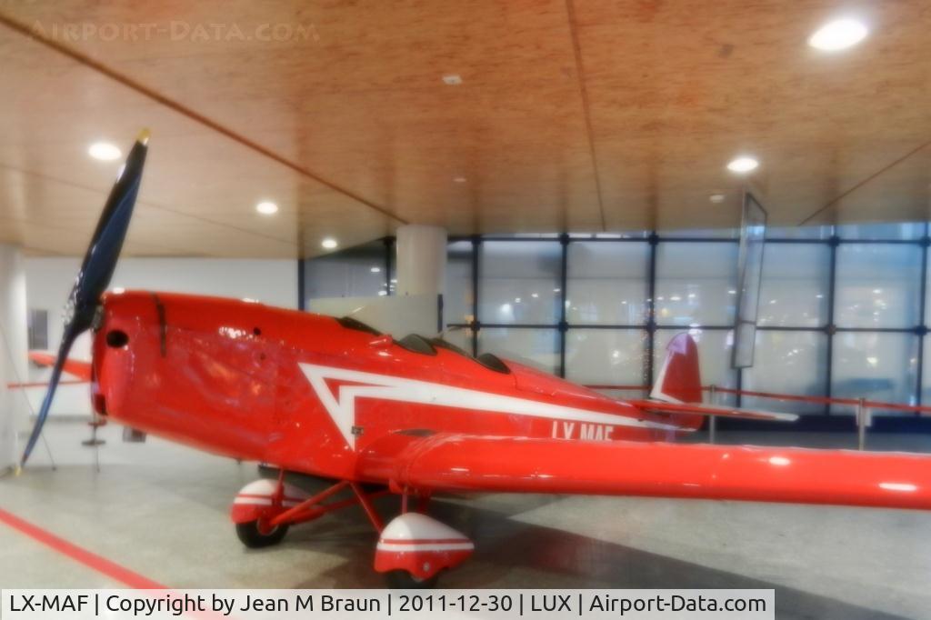 LX-MAF, 1934 Klemm L25D VII R C/N 772, Aircraft finally found its final resting place in the Fligermusee in Mondorf-les-Bains, a small aviation museum dedicated to the Grand Duchy's aviation history.