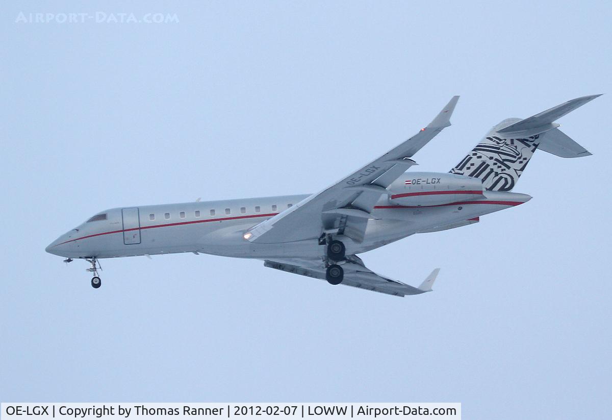 OE-LGX, 2008 Bombardier BD-700-1A10 Global Express C/N 9323, Vistajet Bombadier Global Express