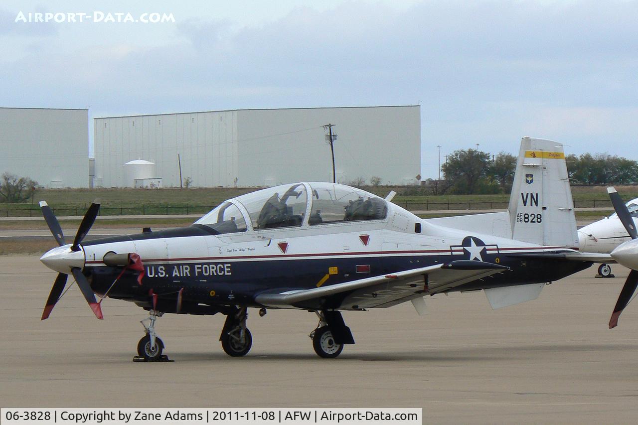 06-3828, 2006 Raytheon T-6A Texan II C/N PT-383, At Alliance Airport - Fort Worth, TX