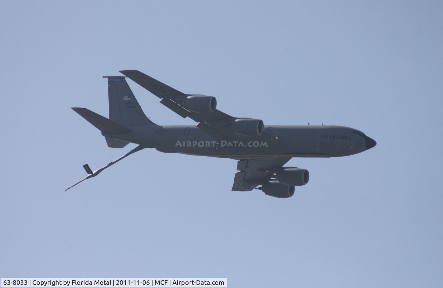 63-8033, 1963 Boeing KC-135R Stratotanker C/N 18650, KC-135R fly by