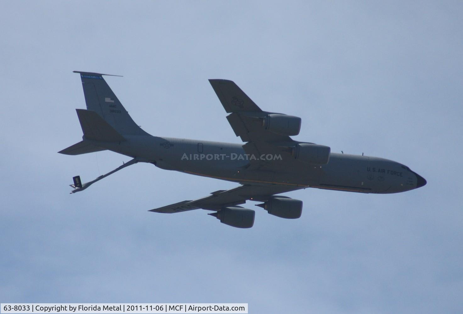 63-8033, 1963 Boeing KC-135R Stratotanker C/N 18650, KC-135R