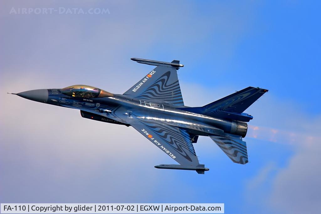 FA-110, SABCA F-16AM Fighting Falcon C/N 6H-110, F16 always a great performer!