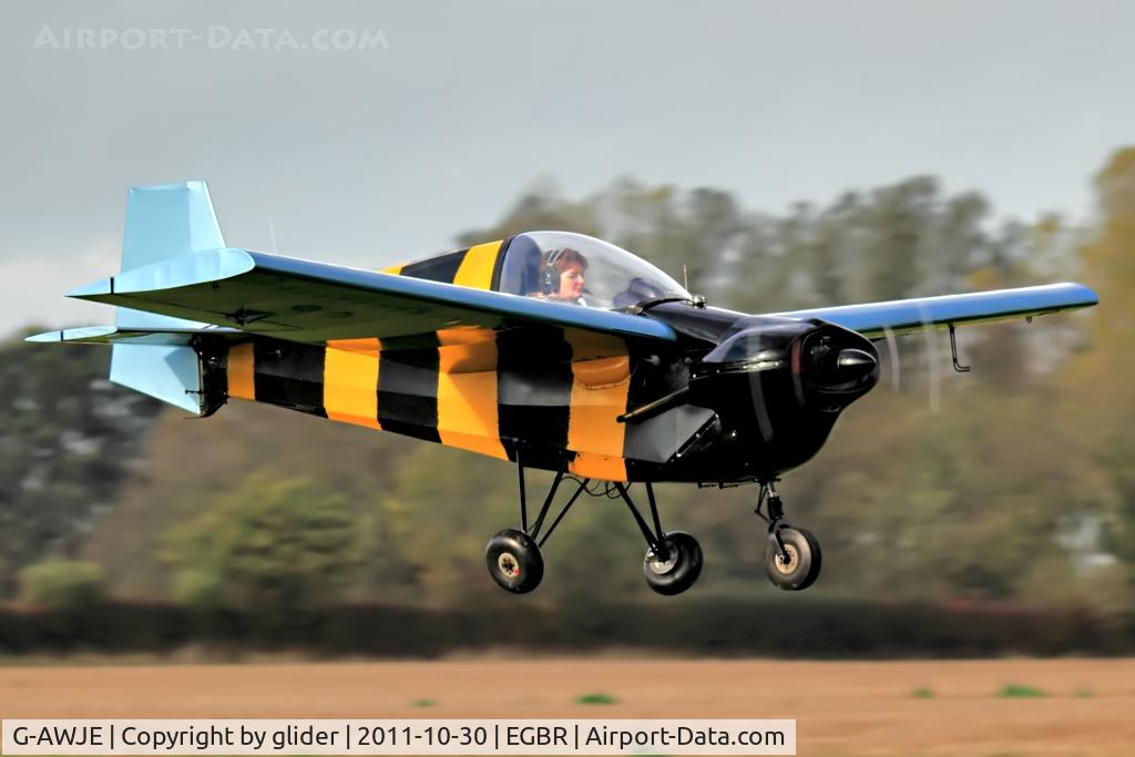 G-AWJE, 1968 Tipsy T-66 Nipper Mk 3 C/N S121, Looks like a greaser in prospect