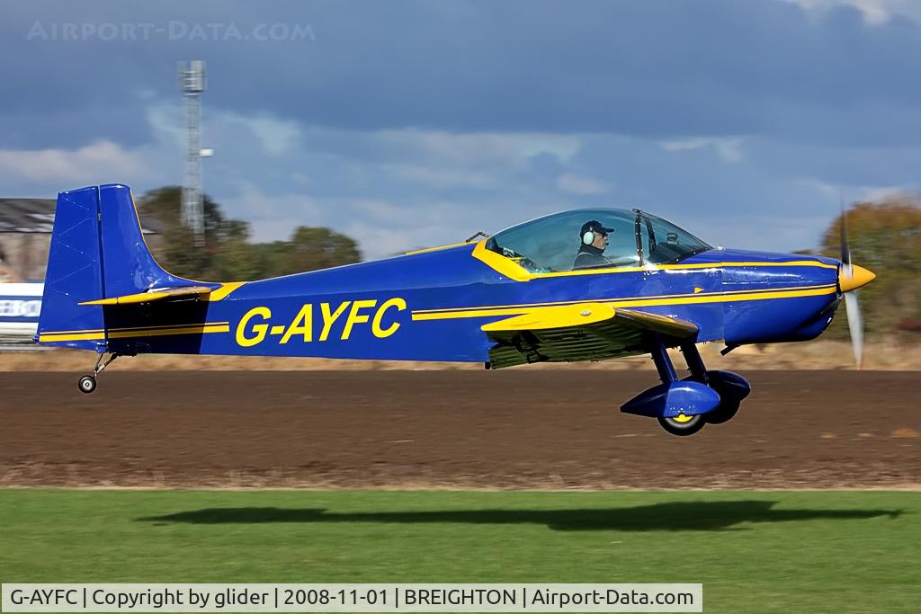G-AYFC, 1970 Rollason Druine D-62B Condor C/N RAE/644, A lot of work went into restoring this fine aircraft back to the lovely condition apparent now!