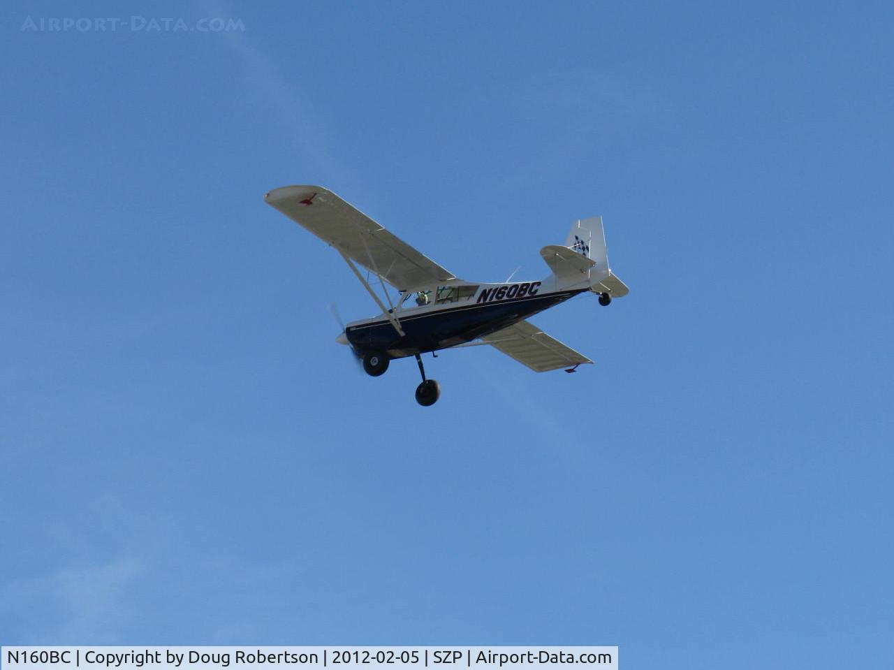 N160BC, 2004 American Champion 8GCBC Scout C/N 457-2004, 2004 American Champion 8GCBC SCOUT, Lycoming O&VO-360 180 Hp, spades, Micro vortex generators, tundra tires, taking a waveoff Rwy 04 for traffic