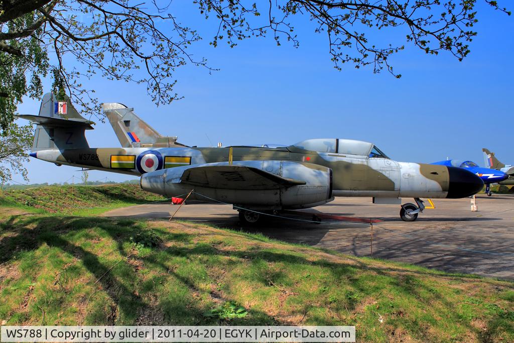 WS788, 1954 Gloster Meteor NF(T).14 C/N Not found WS788, Yorkshire Air Museum