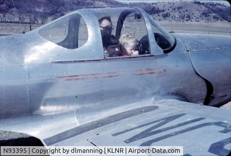 N93395, 1946 Erco 415C Ercoupe C/N 718, Going for a ride in Uncle Harold's Ercoupe.