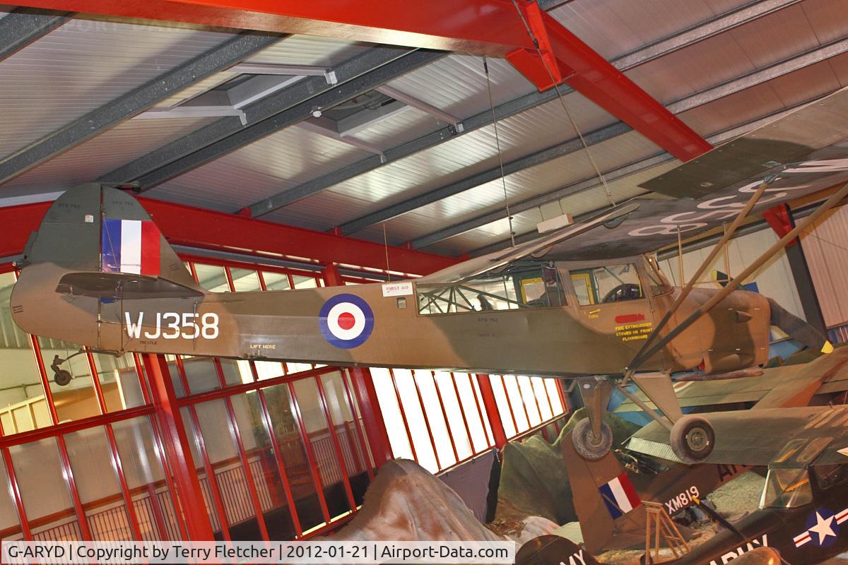 G-ARYD, 1952 Auster AOP.6 C/N Not found G-ARYD/WJ358, 1952 Auster 6A Tugmaster, at Army Flying Museum , Middle Wallop