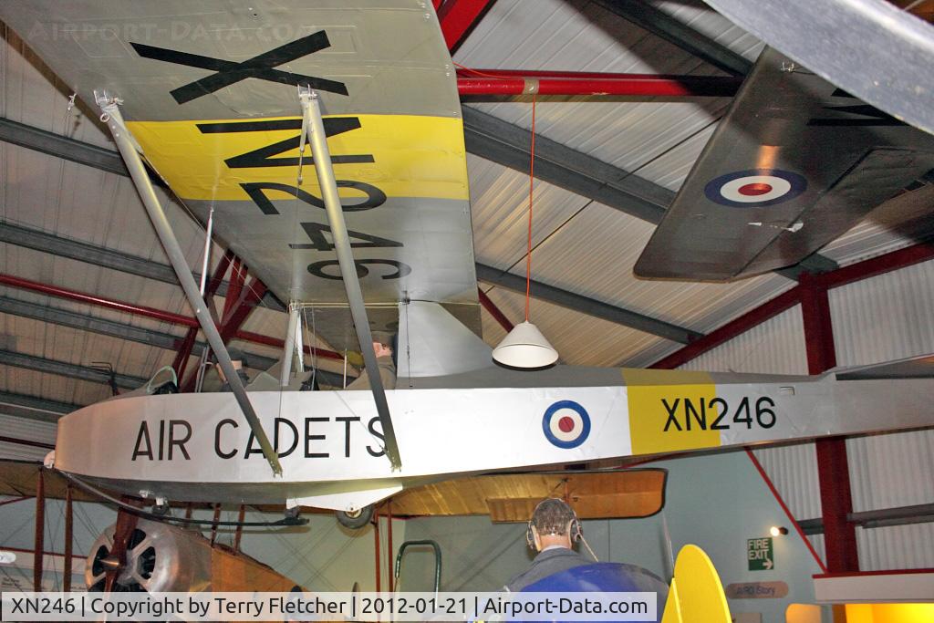 XN246, Slingsby T-31B Cadet TX.3 C/N 1185, Slingsby T-31B Cadet TX3, c/n: 1185 at Solent Sky Museum , Southampton