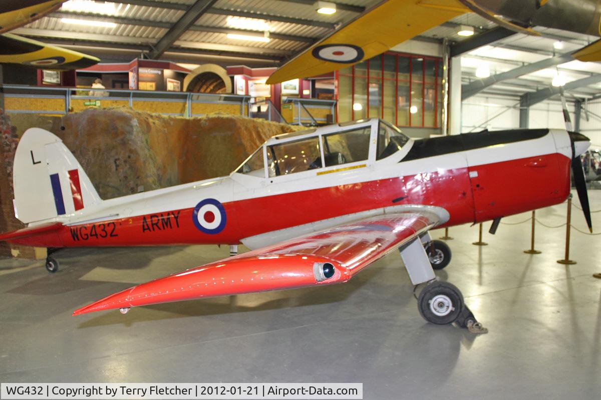 WG432, 1951 De Havilland DHC-1 Chipmunk T.10 C/N C1/0506, De Havilland DHC-1 Chipmunk T.10, c/n: C1/0506 at Army Flying Museum at Middle Wallop