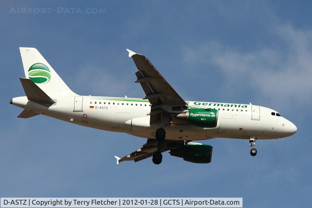 D-ASTZ, 2007 Airbus A319-112 C/N 3019, Germania 's 2007 Airbus A319-112, c/n: 3019