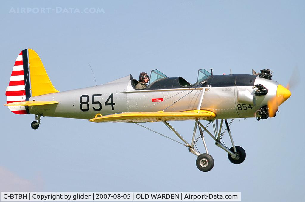 G-BTBH, 1942 Ryan PT-22 Recruit (ST3KR) C/N 2063, One of two of the type to fly regularly here.