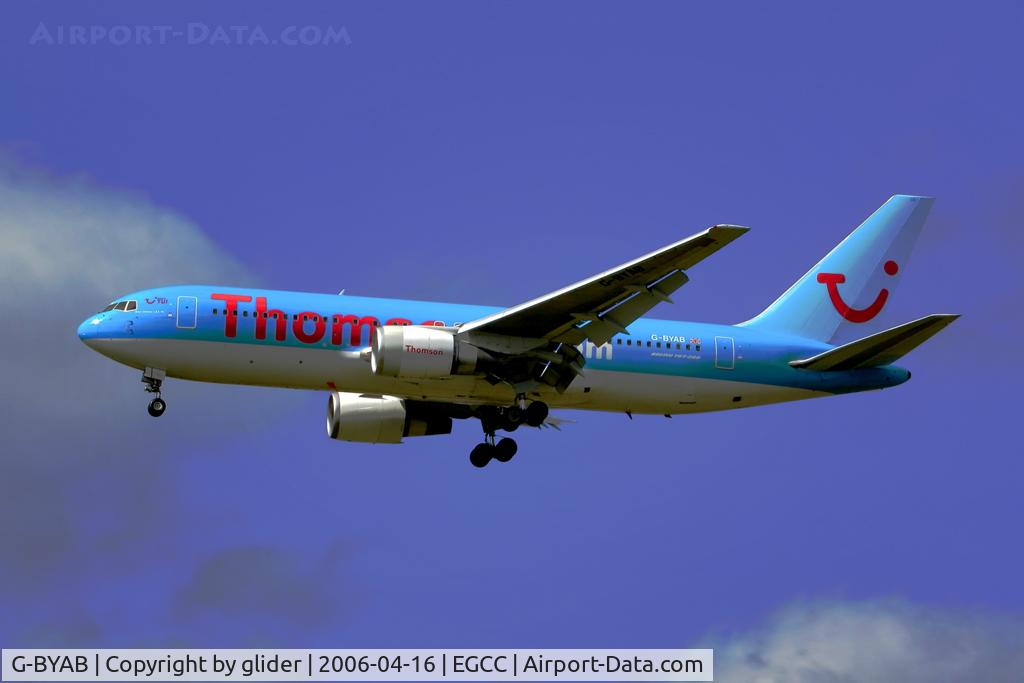 G-BYAB, 1991 Boeing 767-204 C/N 25139, Finals Rwy 24